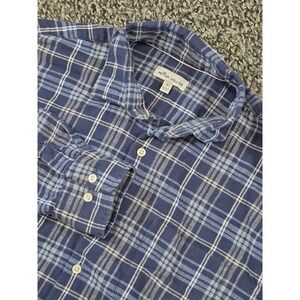 Peter Millar‎ Men's Long Sleeve Cotton Plaid Flannel Button Down Shirt Medium